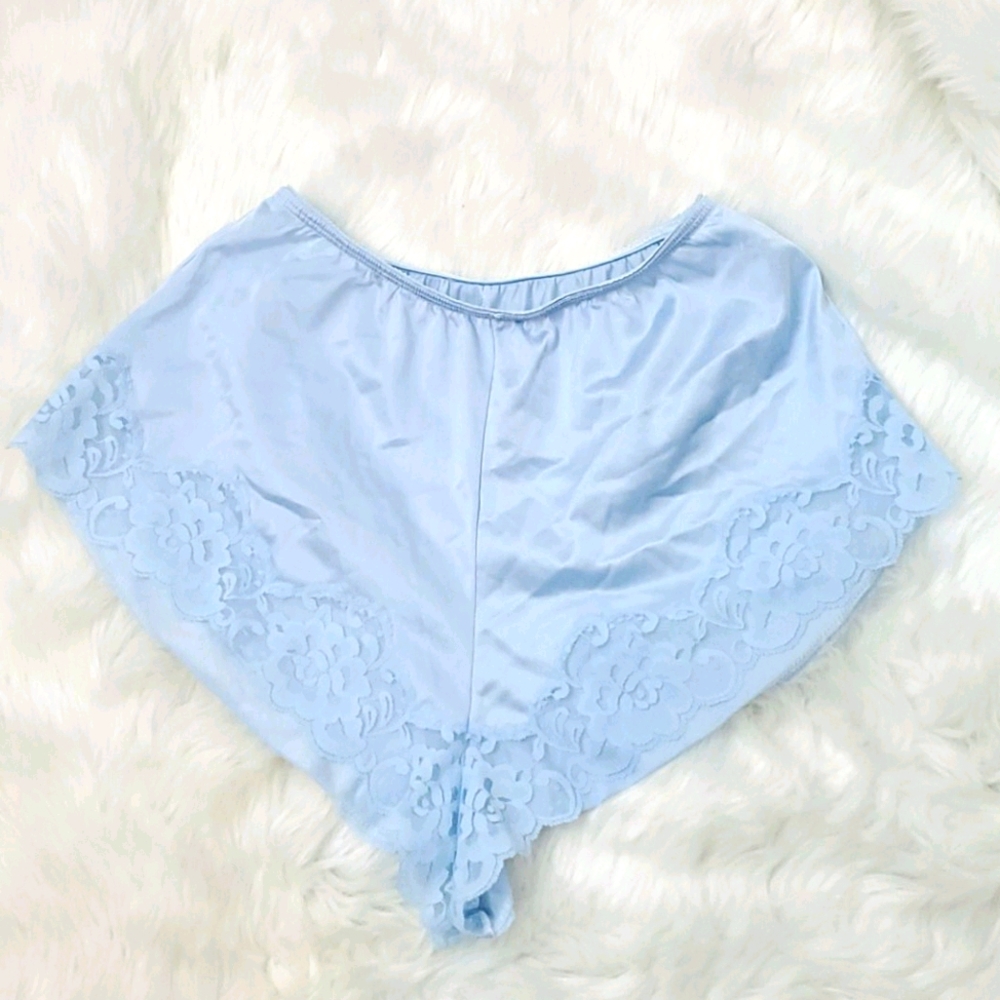 Vintage Ashley Taylor blue lace panties underwear